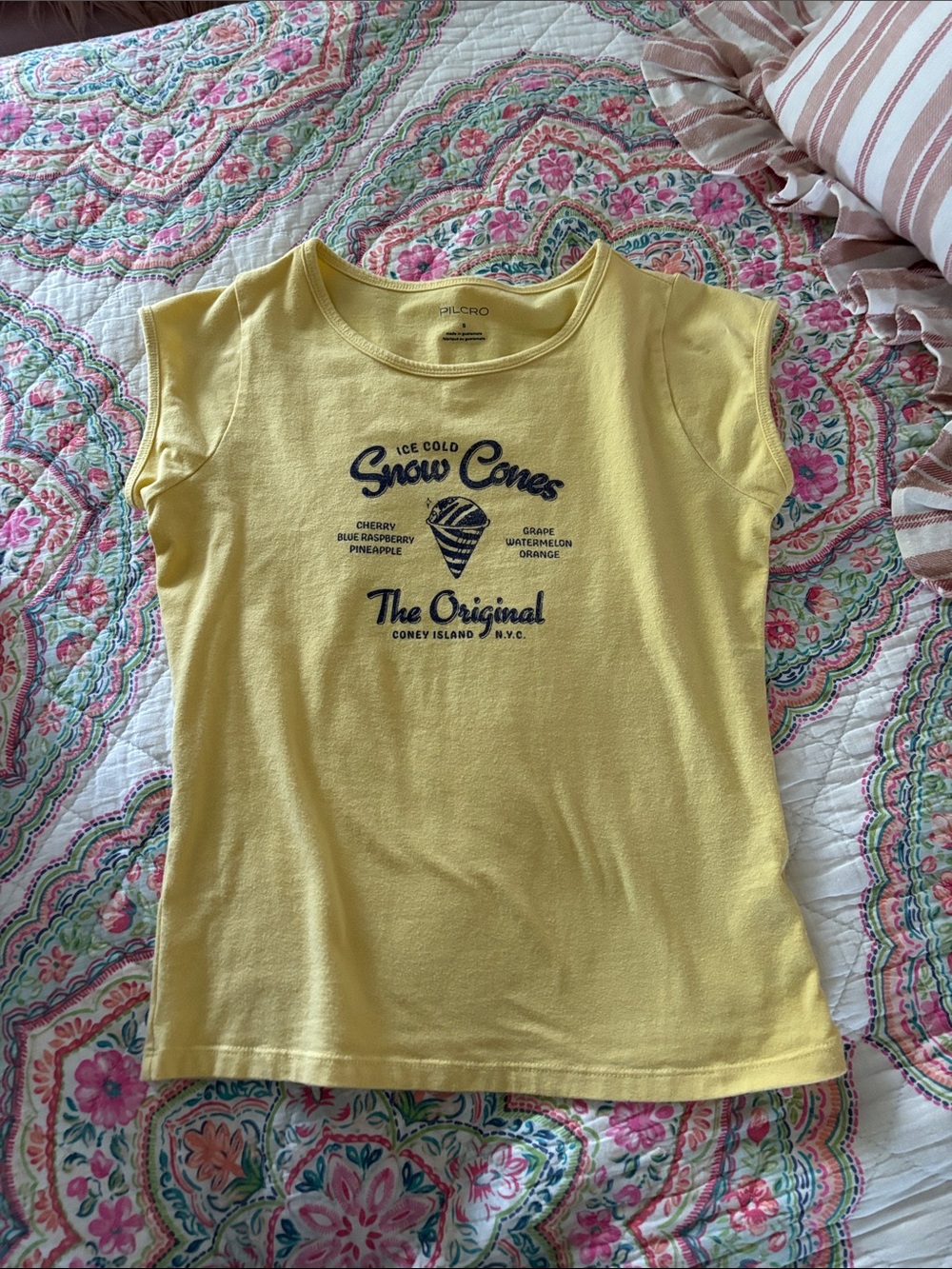 Anthropologie Pilcro Snow Cone Cotton Tee - Picture 8 of 10